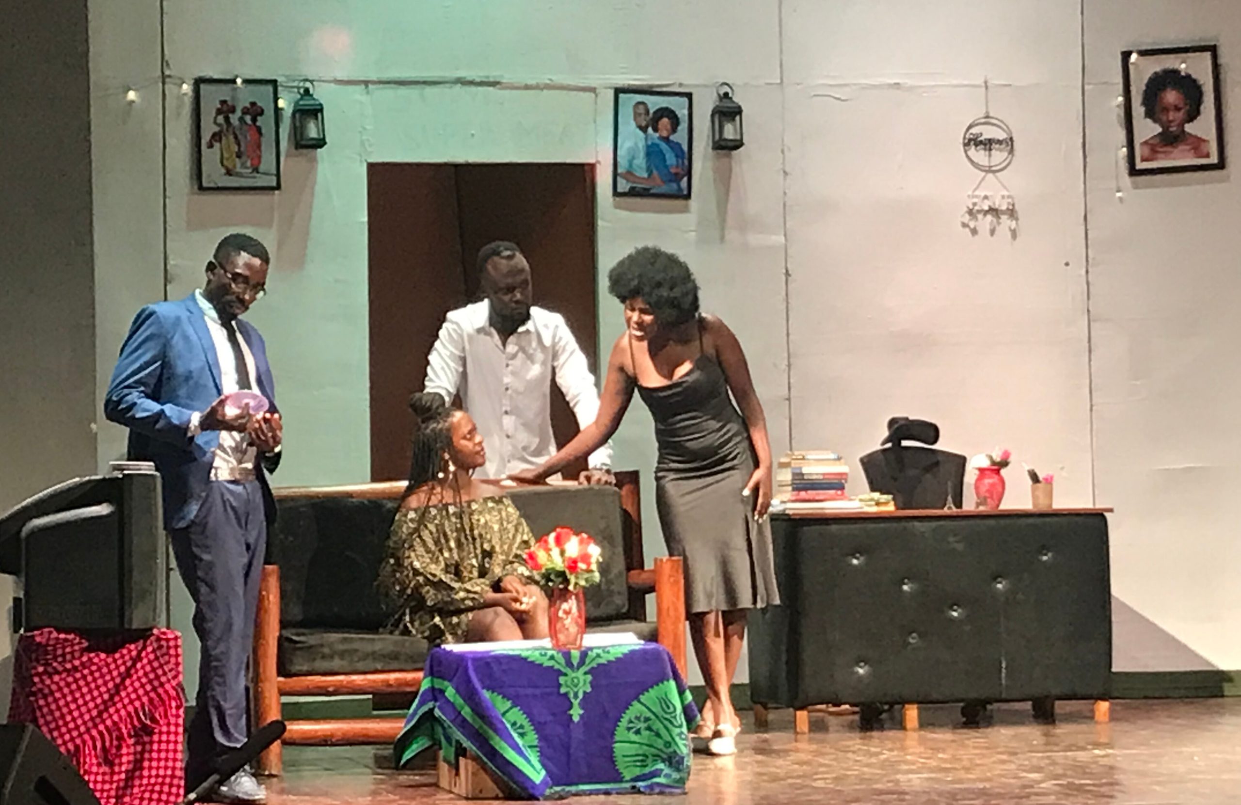 Strip Poker directed by Byamukama Bryan was staged at the Uganda National Theatre. (Photos by Ndibaza Esther)